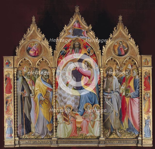 The Coronation of the Virgin, Early 15th cen..