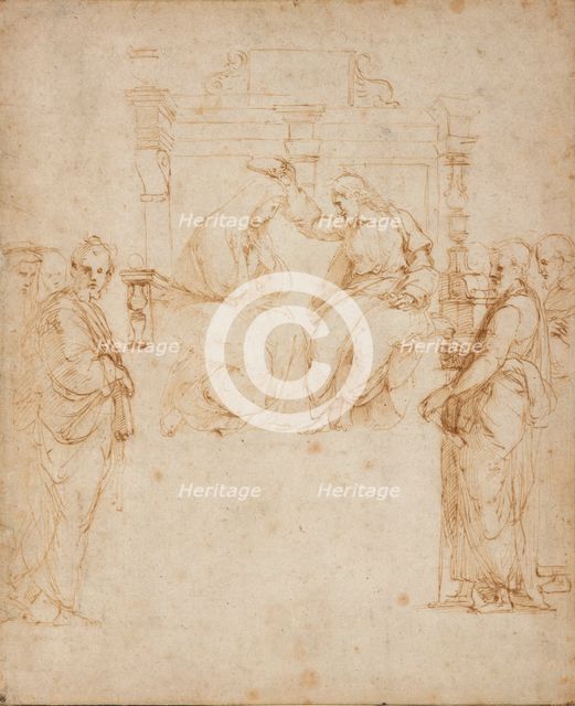 The Coronation of the Virgin, early 16th century. Artist: Raphael.
