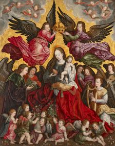 The Coronation of the Virgin, Second half of the16th cen.. Creator: Master of Portugalete (active second half of the 16th cen.)