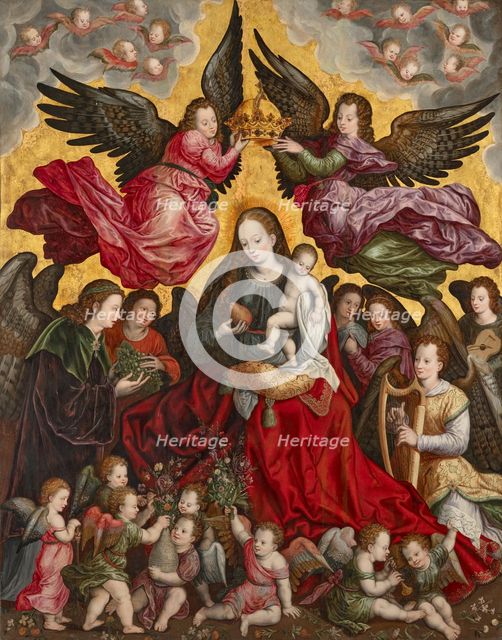 The Coronation of the Virgin, Second half of the16th cen.. Creator: Master of Portugalete (active second half of the 16th cen.).
