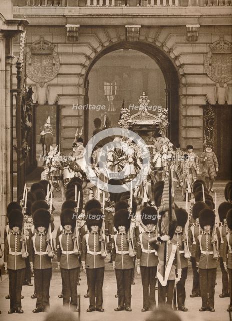 'The Coronation Procession to the Abbey', 1937. Artist: Unknown.