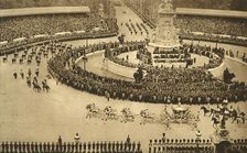 The Coronation Procession Approaching The Mall 1937. Creator: Photochrom Co Ltd of London