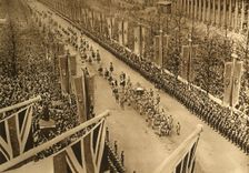 The Coronation Procession in The Mall 1937. Creator: Photochrom Co Ltd of London