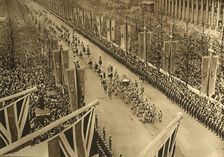The Coronation Procession in The Mall 1937. Creator: Photochrom Co Ltd of London