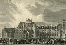 The Coronation Procession of Anne Boleyn to Westminster Abbey 1533, (1881). Creator: Unknown