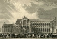 The Coronation Procession of Anne Boleyn to Westminster Abbey 1533, (1881). Creator: Unknown