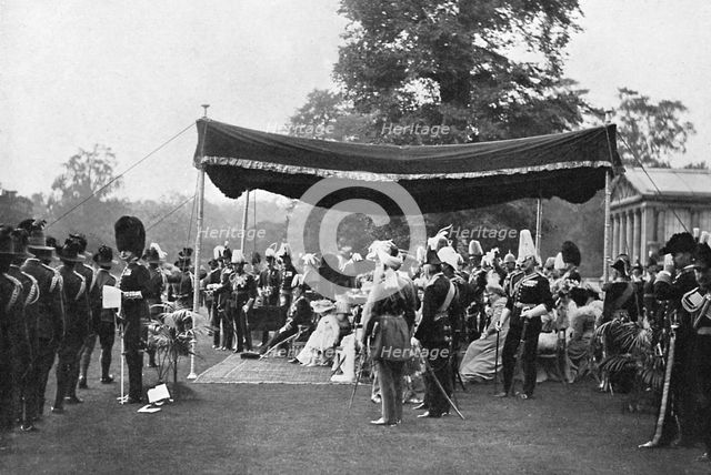 The coronation review, 1902-1903. Artist: Unknown