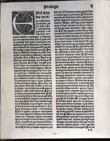 The corbacho (Facsimile), preface to the printed work in Seville, 1498, work by Archpriest of Ta…