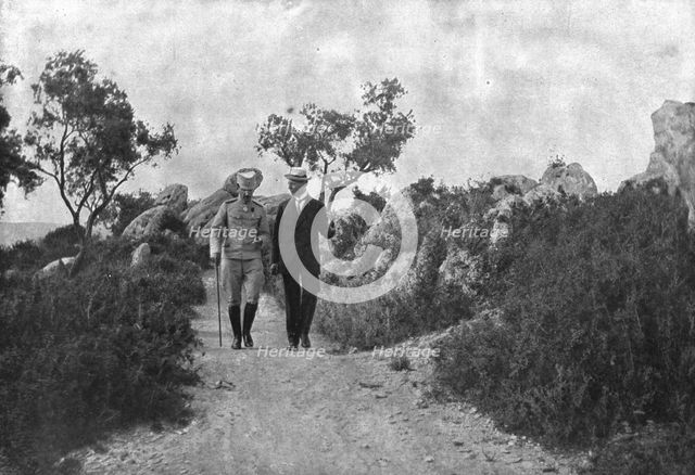 The Corfu Pact; In Corfu: Prince Alexander of Serbia and Doctor Trumbic..,1917. Creator: Unknown.