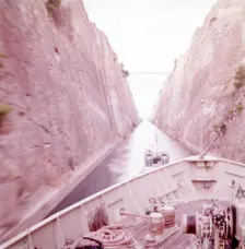 The Corinth Canal, Greece, c1955. Creator: Arthur Charles Kirby Ware