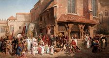 The Corpus Christi Procession, 1881. Creator: Hippolyte Lipinski
