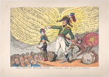 The Corsican Munchausen - Humming the Lads of Paris, December 4, 1813., December 4, 1813. Creator: Thomas Rowlandson