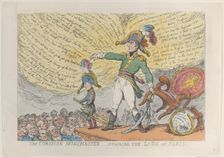 The Corsican Munchausen - Humming the Lads of Paris, December 4, 1813., December 4, 1813. Creator: Thomas Rowlandson