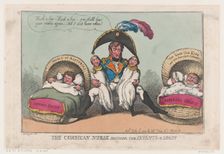 The Corsican Nurse Soothing the Infants of Spain, July 12, 1808., July 12, 1808. Creator: Thomas Rowlandson