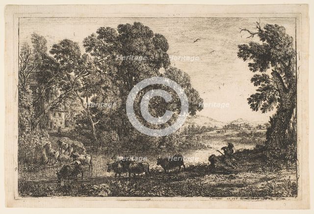 The Cowherd, 1636. Creator: Claude Lorrain.