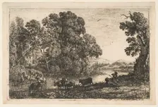 The Cowherd, 1636. Creator: Claude Lorrain
