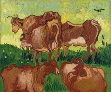 The Cows (After Jacob Jordaens), 1890. Creator: Gogh, Vincent, van (1853-1890)