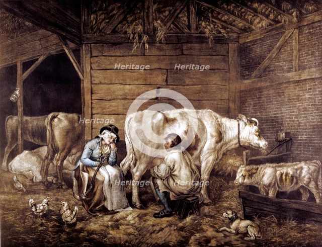 'The Cowshed'. Artist: Unknown