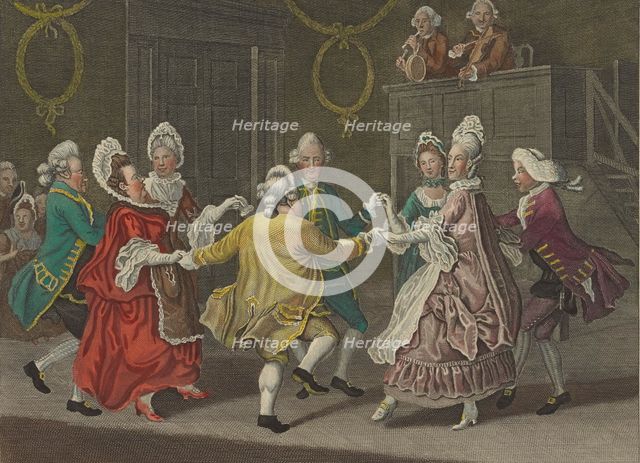 The Cotillion Dance, 1771.