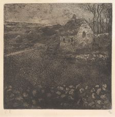 The Cottage, 1879. Creator: Camille Pissarro