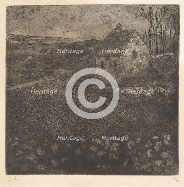 The Cottage, 1879. Creator: Camille Pissarro.