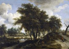 The Cottage, c1663. Creator: Meindert Hobbema