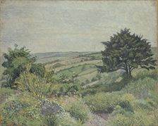 The Cottage Garden, Fishpond, 1915. Artist: Lucien Pissarro