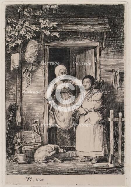 The Cottage Door, 1820. Creator: David Wilkie.
