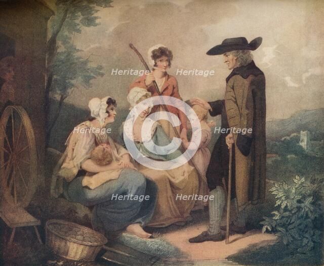 'The Cottage Door', c1791. Artist: Thomas Gaugain.
