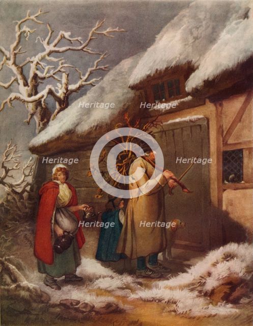 The Cottage Family, c18th century, (1916). Artist: John Raphael Smith