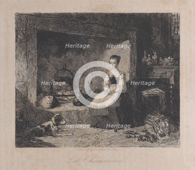 The Cottage (La Chaumière), 1800-50., 1800-50. Creator: François Jules Collignon.