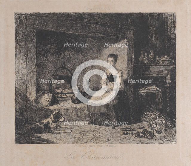 The Cottage (La Chaumière), 1800-50., 1800-50. Creator: François Jules Collignon.