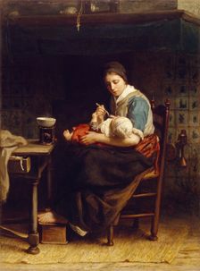 The Cottage Madonna, c1867. Creator: Jozef Israels