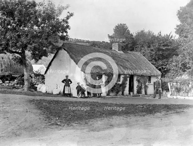 The Cottage, The Scalp near Kilternan Abbey, c1895. Creator: Robert Augustus Henry L'Estrange.