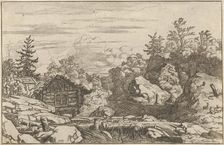 The Cottages at the Bank, 17th century. Creator: Allart van Everdingen