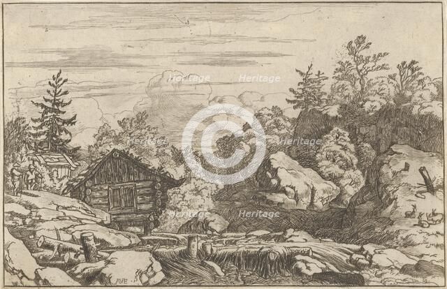 The Cottages at the Bank, 17th century. Creator: Allart van Everdingen.