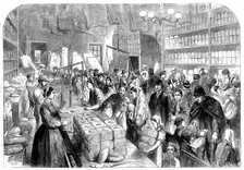 The Cotton Famine: provision-shop...Manchester and Salford Provident Society, 1862. Creator: Unknown