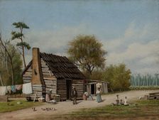 The Cotton Pickers Cabin, 1880s. Creator: Walker, William Aiken (1828-1921)