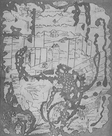 The Cottoniana or Anglo-Saxon Map (MS Tib. BV) c995, (1903)