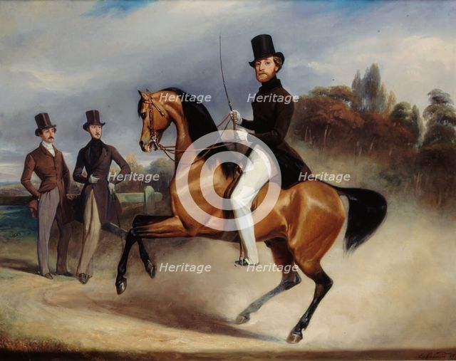 The Count of Lancosme-Breves, 1840. Creator: Pierre Francois Eugene Giraud.