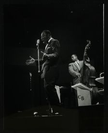The Count Basie Orchestra in concert at Colston Hall, Bristol, 1957. Creator: Denis Williams