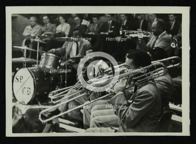 The Count Basie Orchestra in concert, c1950s. Creator: Denis Williams.