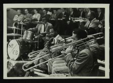 The Count Basie Orchestra in concert, c1950s. Creator: Denis Williams