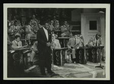 The Count Basie Orchestra in concert, c1950s. Creator: Denis Williams