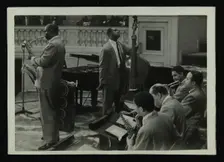 The Count Basie Orchestra in concert, c1950s. Creator: Denis Williams