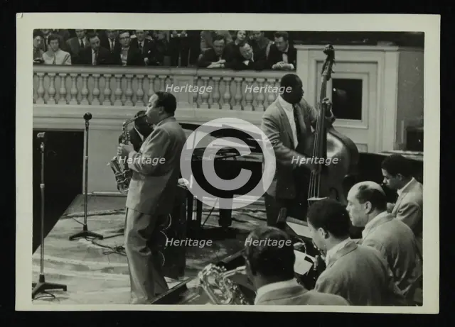 The Count Basie Orchestra in concert, c1950s. Creator: Denis Williams.