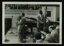 The Count Basie Orchestra in concert, c1950s. Creator: Denis Williams