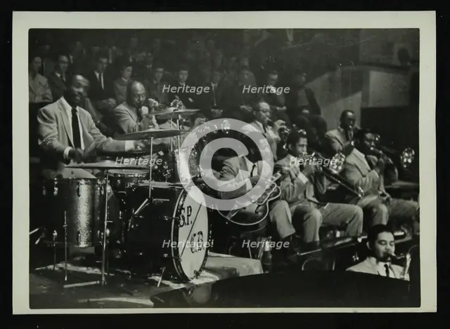 The Count Basie Orchestra in concert, c1950s. Creator: Denis Williams.