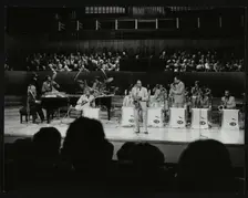 The Count Basie Orchestra performing at the Royal Festival Hall, London, 18 July 1980. Creator: Denis Williams