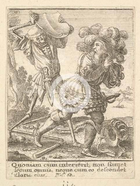 The Count from the Dance of Death, 1651. Creator: Wenceslaus Hollar.